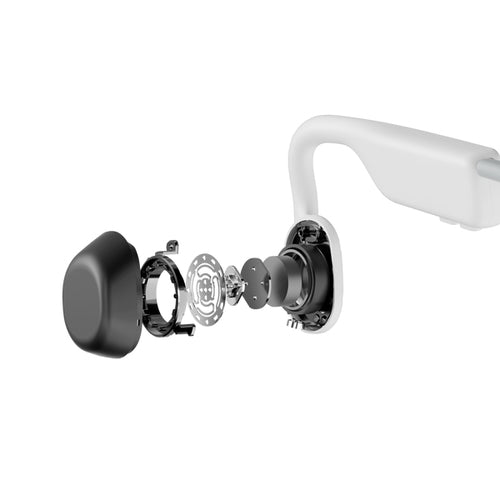 SHOKZ OpenMove Headphones Wireless Ear-hook Calls/Music USB Type-C Bluetooth White SHOKZ OpenMove Headphones Wireless Ear-hook Calls/Music USB Type-C Bluetooth White